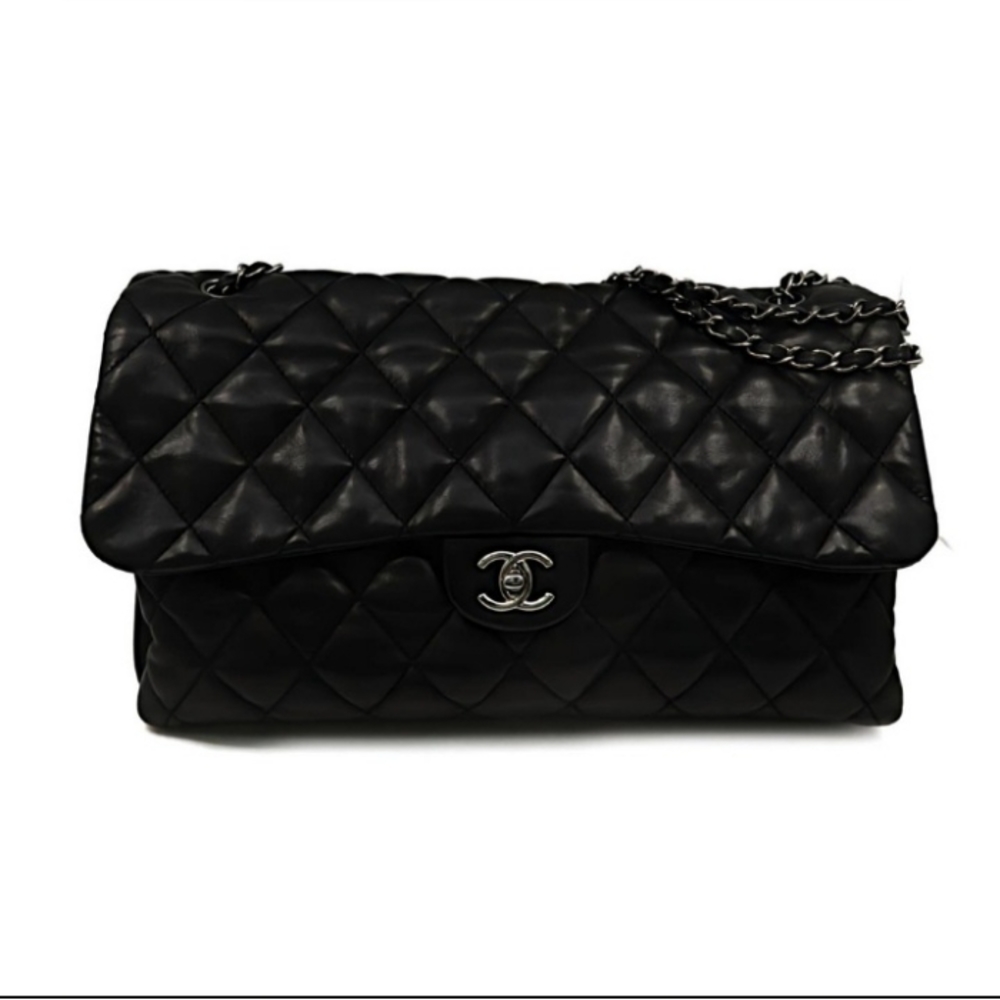 AUTHENTIC CHANEL QUILTED SHW CC CLASSIC CHAIN SHOULDER BAG